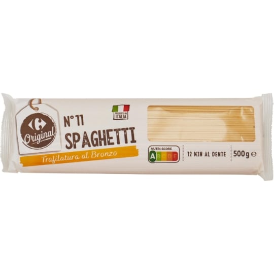 Pâtes spaghetti n°11 moule en bronze CARREFOUR ORIGINAL