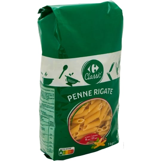 Pâtes penne rigate CARREFOUR