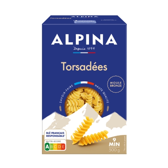 Pâtes torsade collection ALPINA