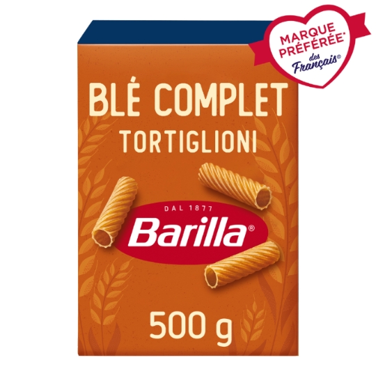 Pâtes tortiglioni blé complet BARILLA