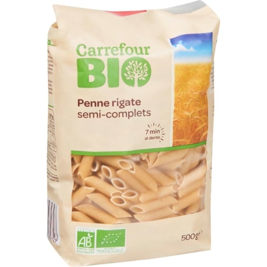 Penne rigate semi-complets bio CARREFOUR BIO