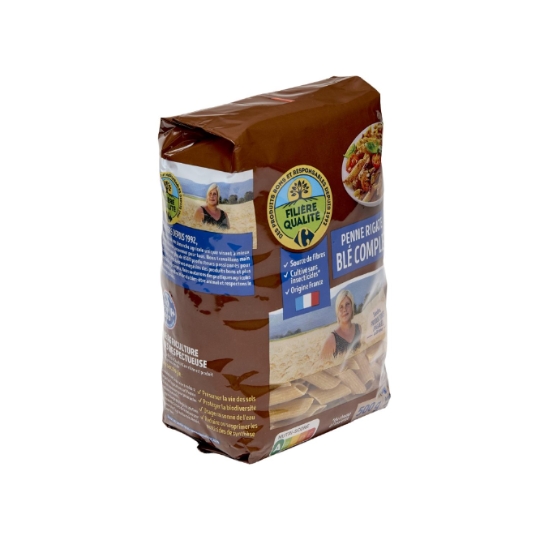 Pâtes penne blé complet CARREFOUR EXTRA