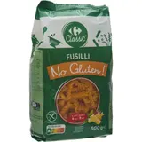 Pâtes Fusilli s/ gluten CARREFOUR NO GLUTEN !