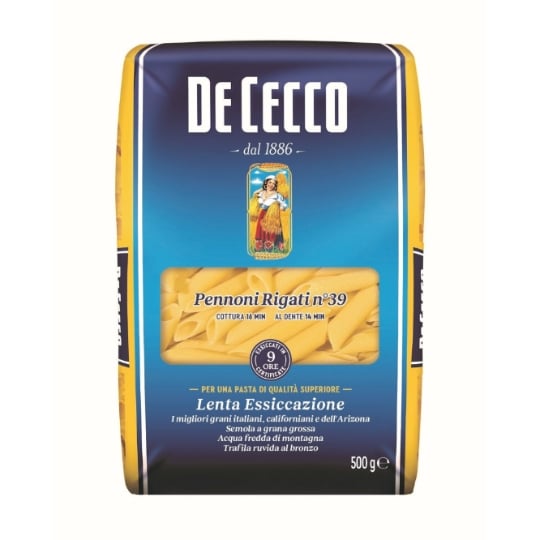 Pâtes pennoni rigati DE CECCO