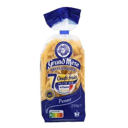 Pâtes penne d'alsace GRAND'MERE