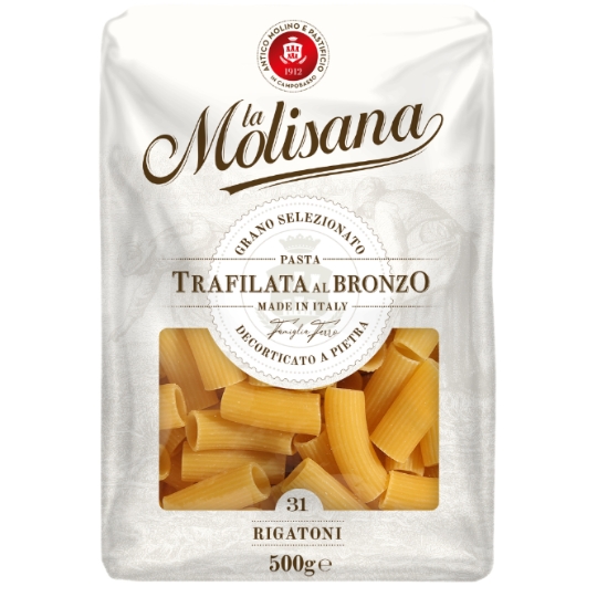 Pâtes Trafilata al Bronzo Rigatoni N°31 LA MOLISANA
