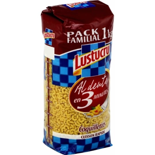 Pâtes coquillettes LUSTUCRU