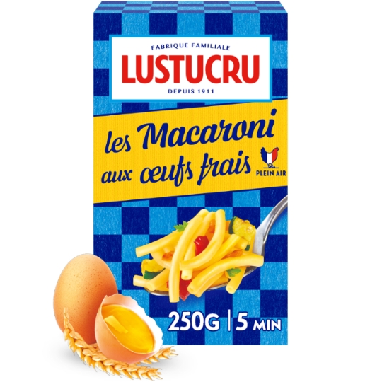 Pâtes macaroni LUSTUCRU