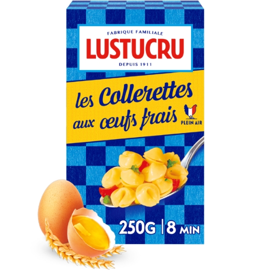 Pâtes collerettes aux œufs frais LUSTUCRU