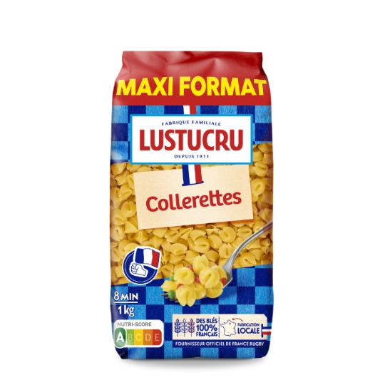Pâtes collerettes françaises LUSTUCRU