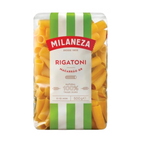 Pâtes macarrao rigatoni MILANEZA