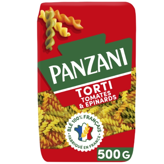 Pâtes torti tomates epinards PANZANI