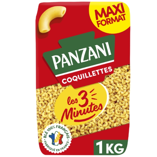 Pâtes coquillettes les 3 minutes PANZANI