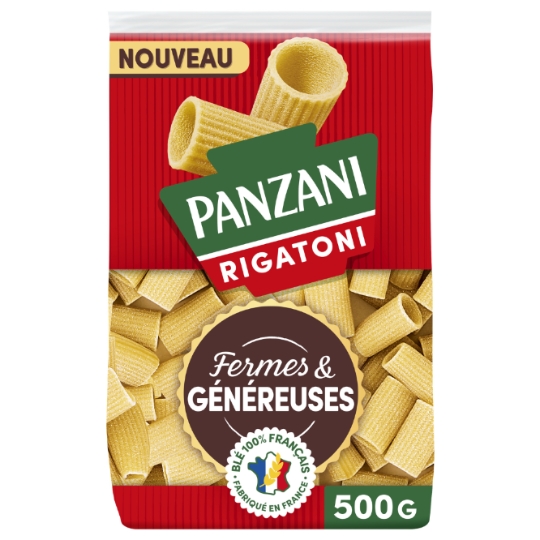 Pâtes Rigatoni Fermes et Généreuses PANZANI