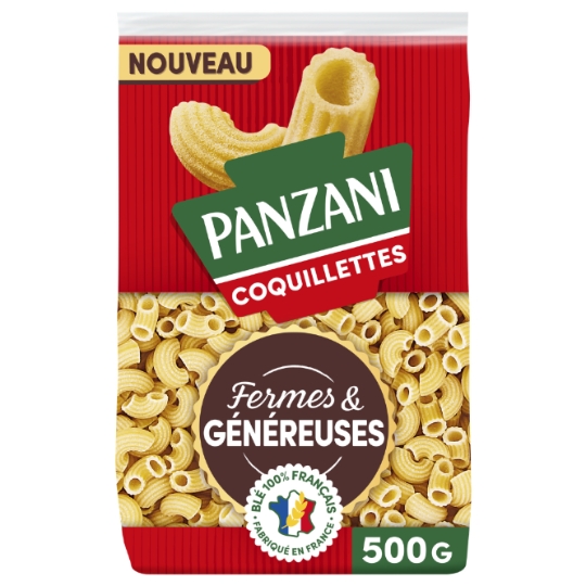 Pâtes Grandes Coquillettes Fermes et Généreuses PANZANI