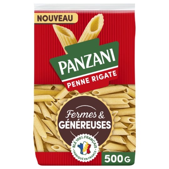 Pâtes Penne Rigate Fermes et Généreuses PANZANI