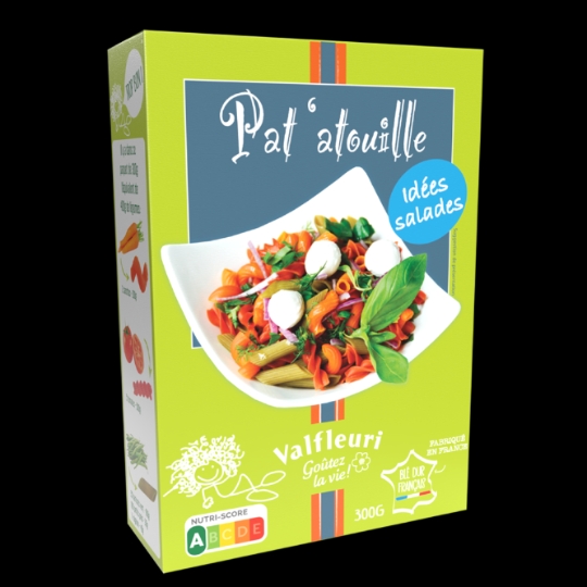 Pâtes pat'atouille tricolore légume VALFLEURI