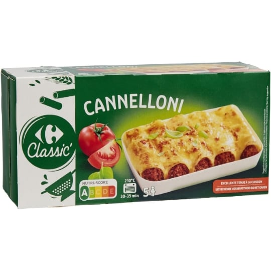 Pâtes cannelloni CARREFOUR