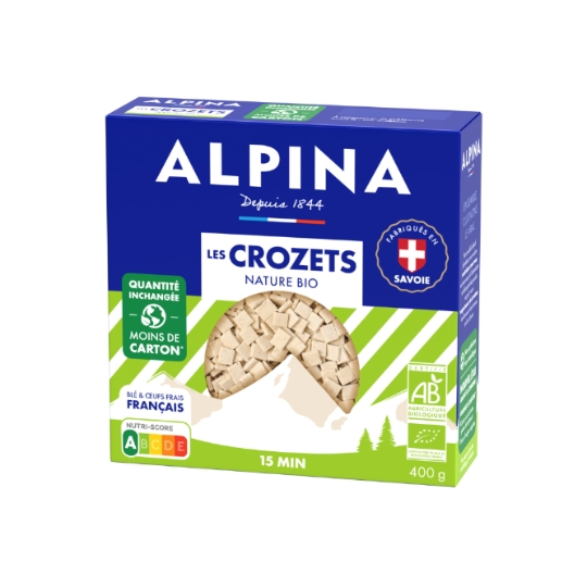 Pâtes Crozets Bio ALPINA