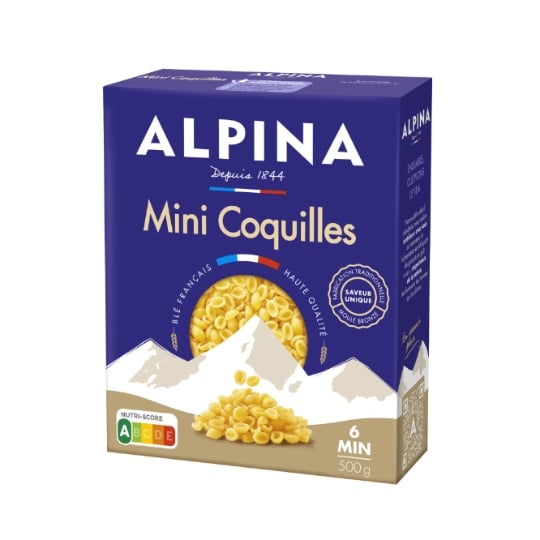 Pâtes mini coquille ALPINA