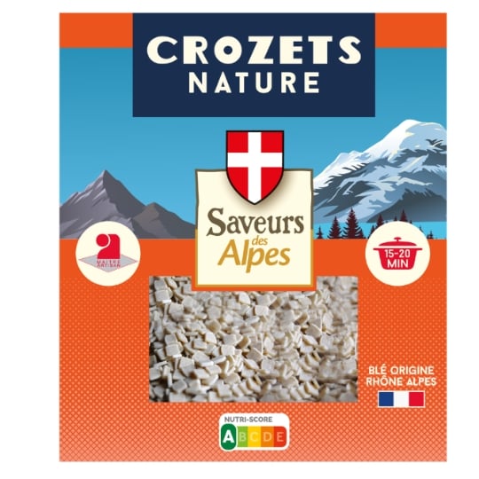 Pâtes crozets nature ALPINA