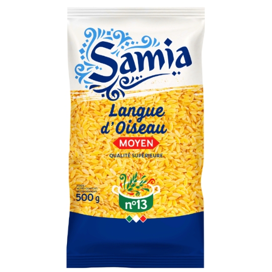 Pâtes Langue d'Oiseau Moyen n°13 SAMIA