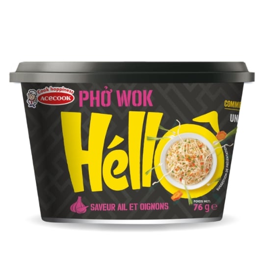 Nouilles Instantanées de Riz Saveur Ail Oignons ACECOOK