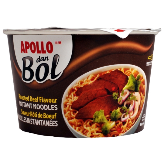 Nouilles Instantanées Saveur Bœuf Rôti Dan Bol APOLLO