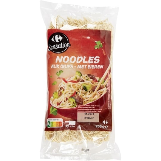 Nouilles aux Œufs CARREFOUR SENSATION