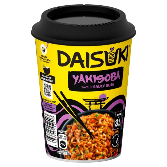 Nouilles Instantanées Yakisoba Saveur Sauce Soja DAISUKI