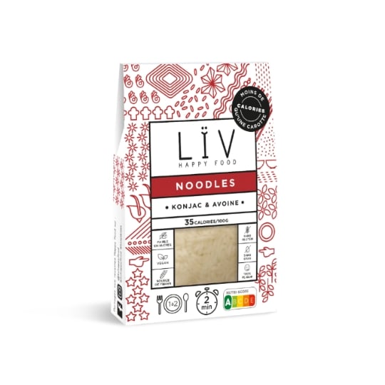 Noodles konjac & avoine LIV HAPPY FOOD