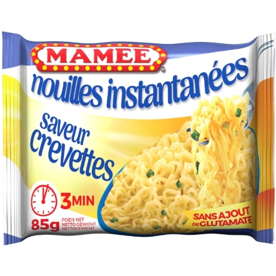 Nouilles déshydratées saveur crevettes MAMEE