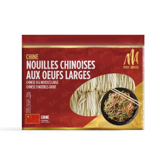 Nouilles Chinoises Larges aux Œufs MEI ASIA