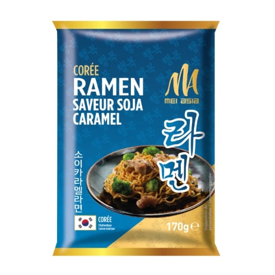 Nouilles Ramen Saveur Soja Caramel MEI ASIA