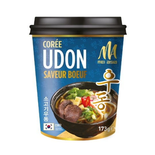 Nouilles Instantanées Udon Saveur Bœuf MEI ASIA
