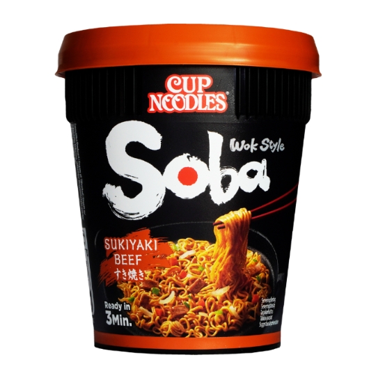 Nouilles Instantanées Saveur Bœuf Sukiyaki Soba NISSIN