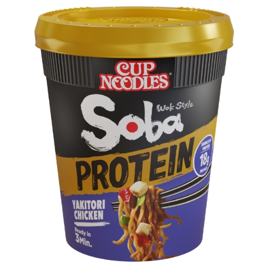 Nouilles Soba Savoureuses avec Sauce Yakitori Epicée et Protéines NISSIN
