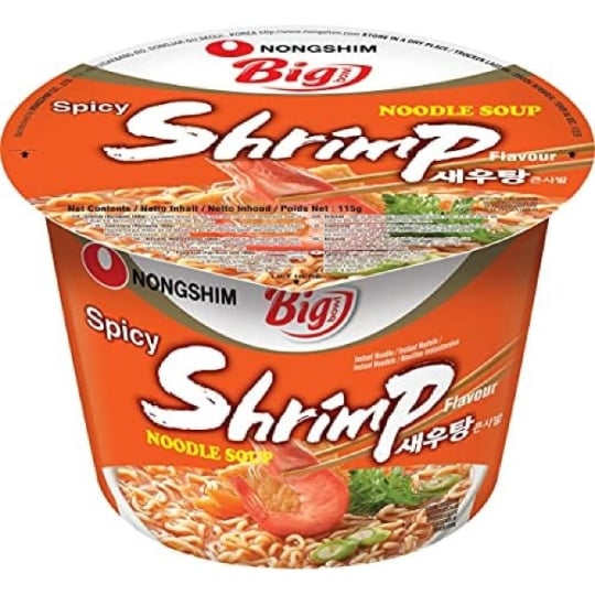Nouilles Instantanées Saveur Crevettes Epicées NONGSHIM