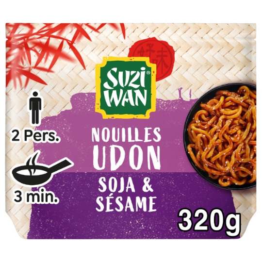 Nouilles Udon Saveur Soja Sésame SUZI WAN