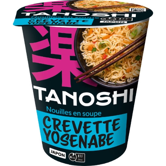 Nouilles Instantanées Saveur Crevettes Yosenabe TANOSHI