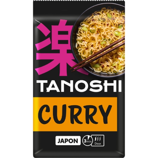Nouilles Instantanées Saveur Curry TANOSHI
