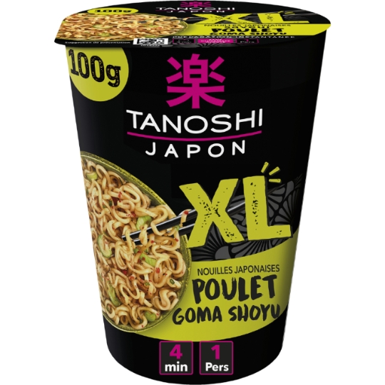 Nouilles Instantanées Saveur Poulet Goma Shoyu TANOSHI