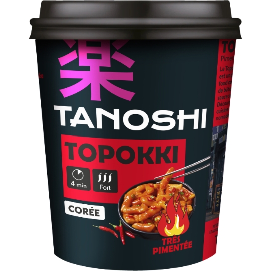 Topokki avec une Sauce Pimentée TANOSHI