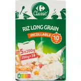 Riz Long Incollable 10min CARREFOUR
