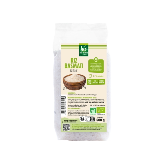 Riz Basmati Blanc Bio BIO PAR NATURE