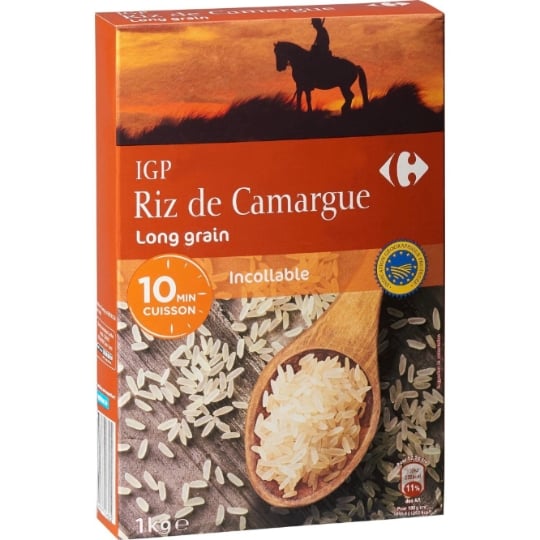 Riz Long Grain Camargue Incollable 10 min CARREFOUR EXTRA
