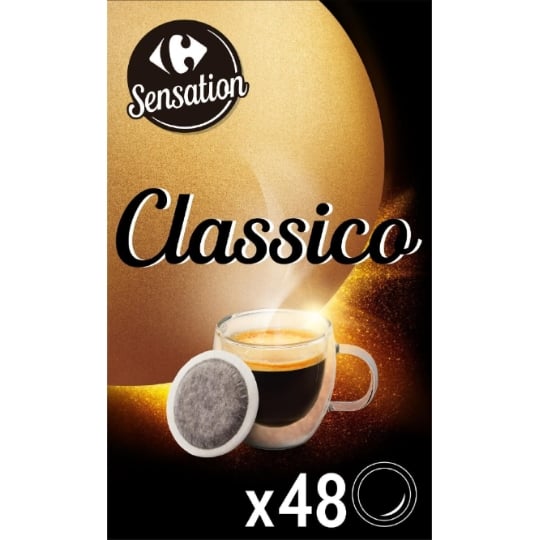 Café Dosettes Classique Compatible Senseo CARREFOUR SENSATION