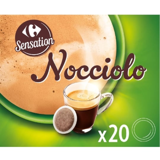 Café Dosettes Noisette Compatible Senseo CARREFOUR SENSATION
