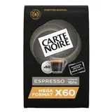Café Dosettes Espresso Intensité 8 Compatible Senseo CARTE NOIRE