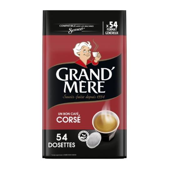 Café Dosettes Corsé Compatibles Senseo GRAND'MERE